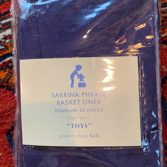 Pottery Barn Kids Other - Pottery Barn Sabrina Basket Liner